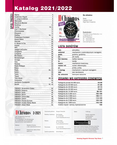 Chronos Catalog editon 2022