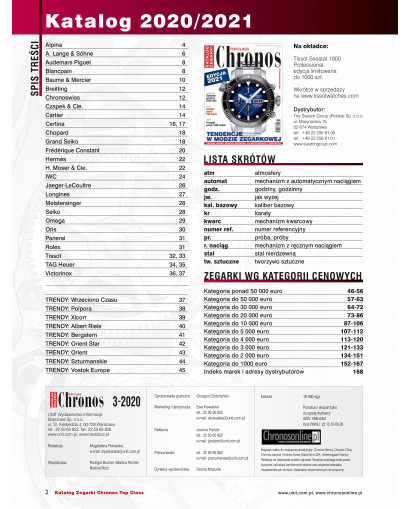 Chronos Catalog editon 2021